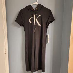 NWT Calvin Klein Hoodie Dress🖤🤍